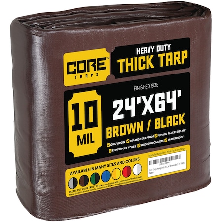 10 Mil, Polyethylene, Brown